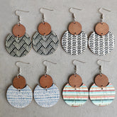 Bohemian Earring Floral Print Earrings